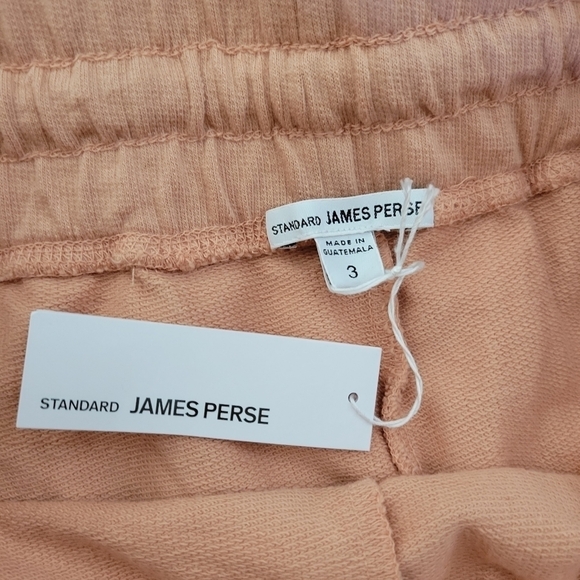 James Perse Drawstring Knit Shorts 3 - Picture 4 of 7